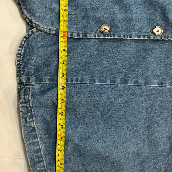Vintage Stanley Morgan Women’s Blue Jean Vest XL or 2XL - Picture 14 of 16